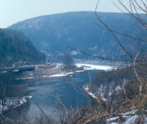 Delaware Water Gap in Winter