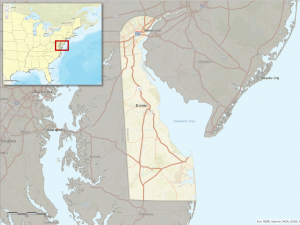 Delaware map