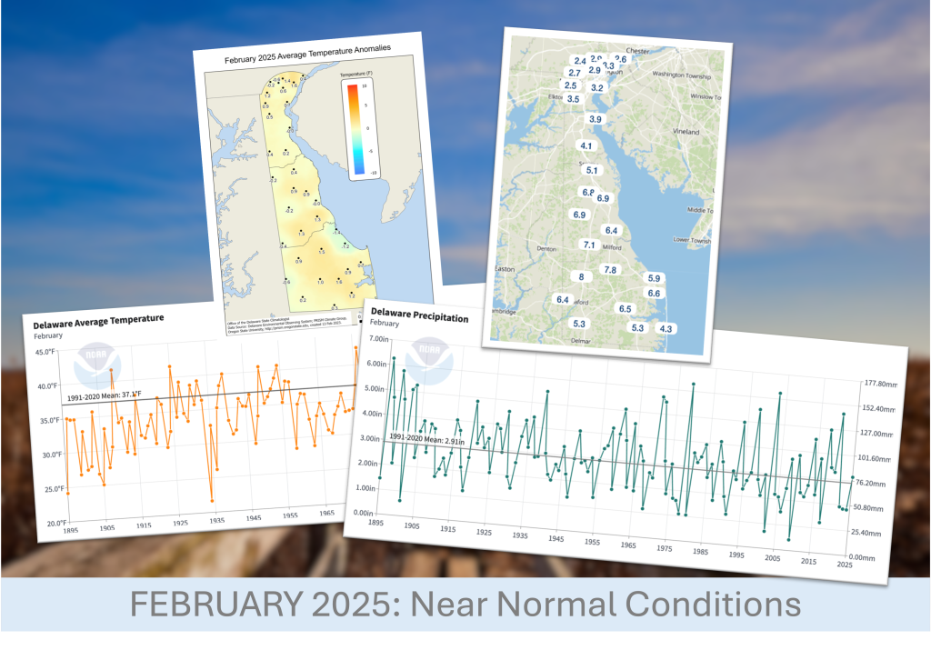 February 2025 – Cool with Near Normal Precipitation Across Delaware ...