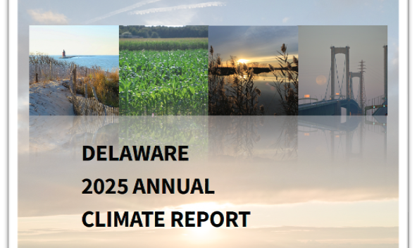 Delaware 2025 Annual Climate Report cover