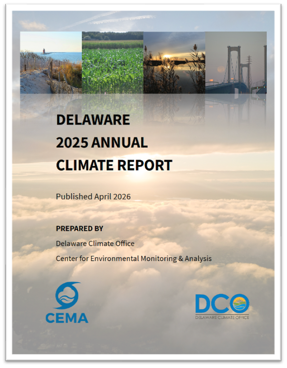 Delaware 2025 Annual Climate Report cover
